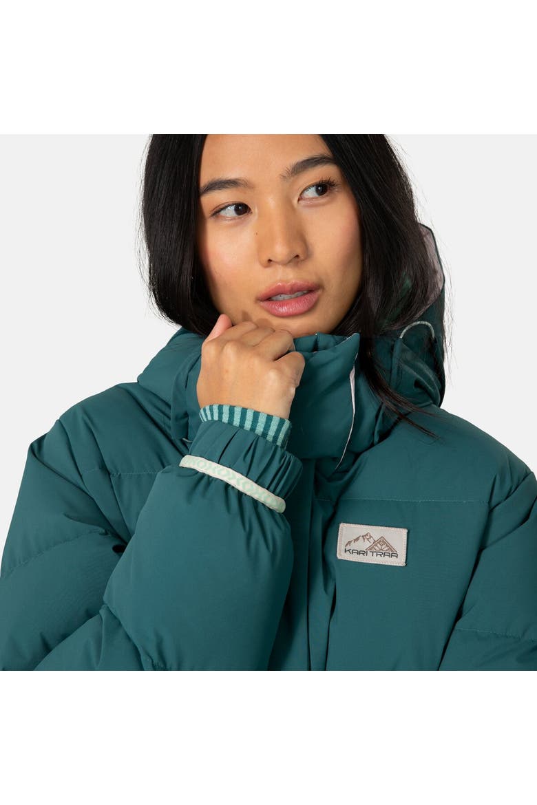 Women's Evy Down Jacket, Alternate, color, Peacock