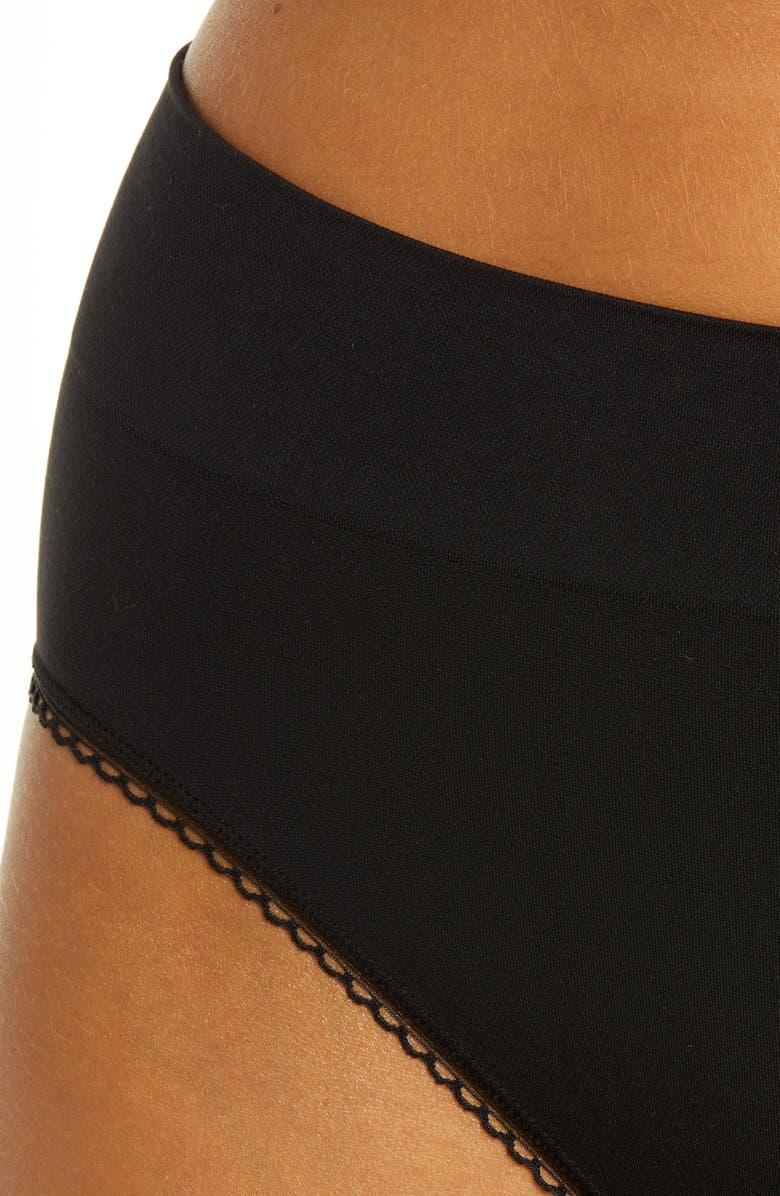 Wacoal Feeling Flexible High Cut Briefs, Alternate, color, Black