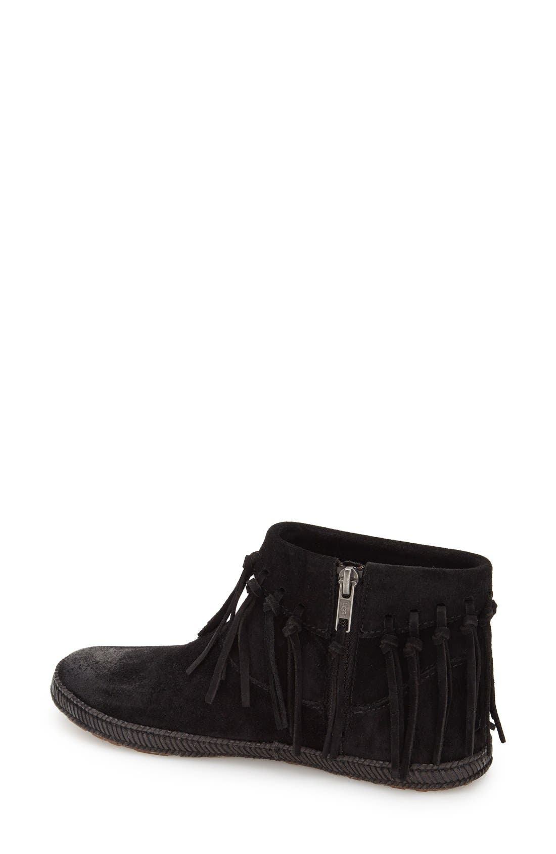 UGG<sup>®</sup> 'Shenendoah' Fringe Ankle Boot, Alternate, color, 