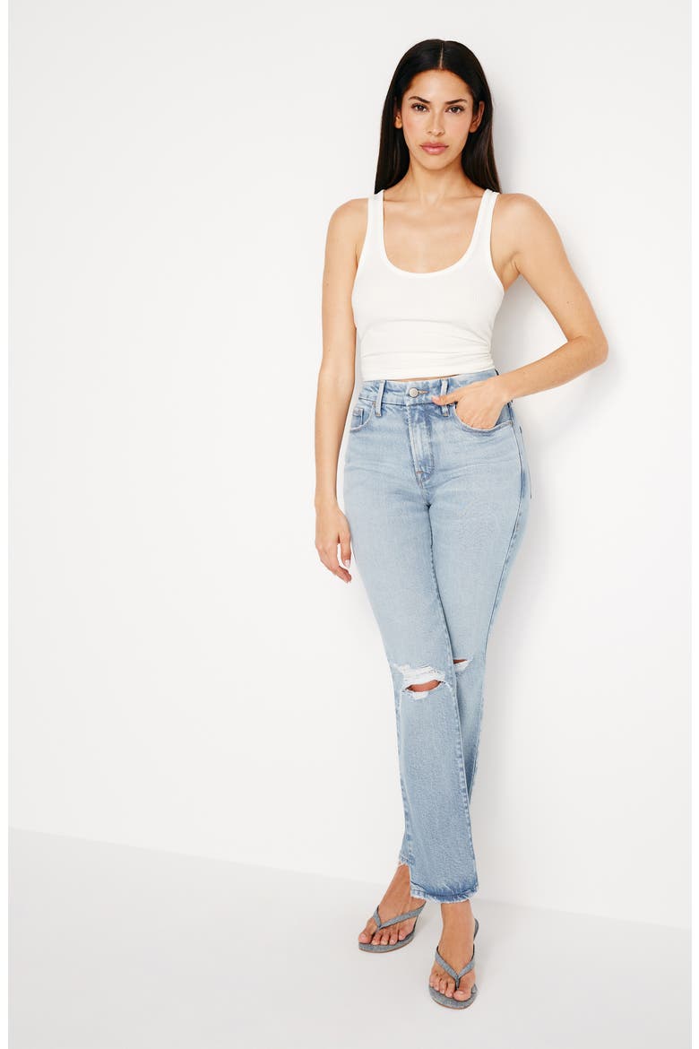 Good Legs Straight Leg Jeans, Alternate, color, INDIGO510