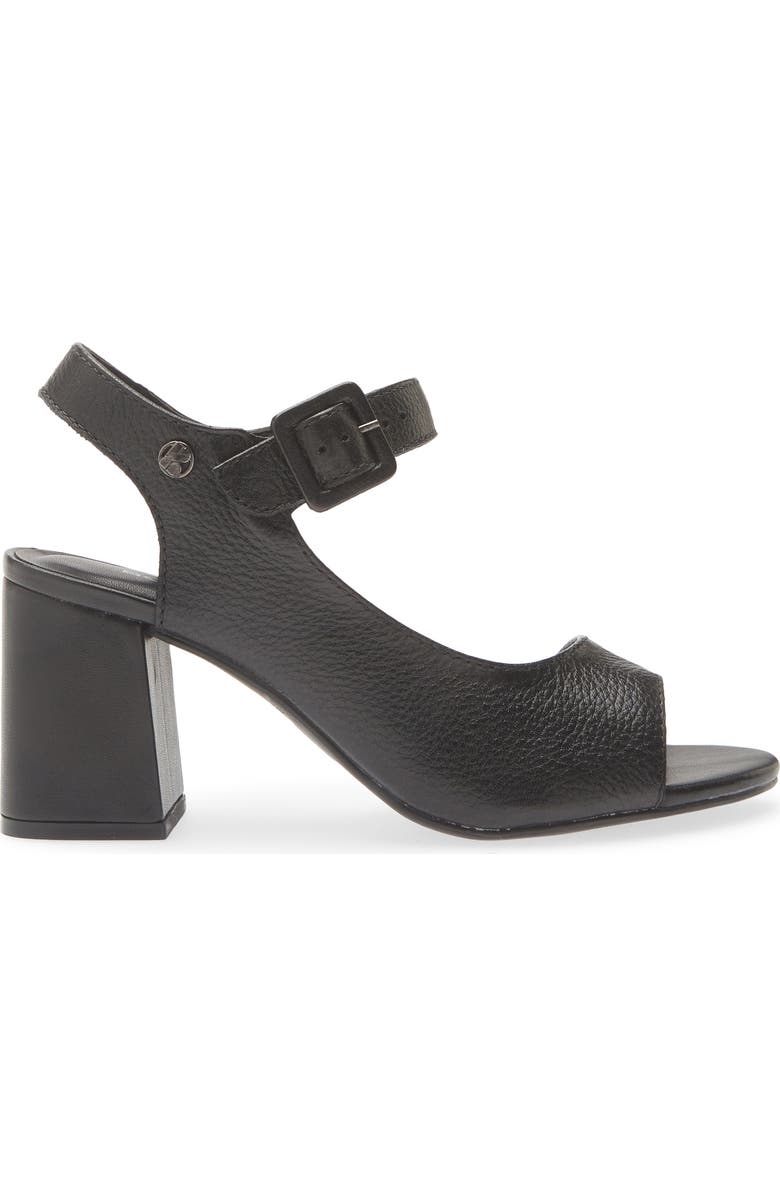Bottero Block Heel Sandal, Alternate, color, Preto