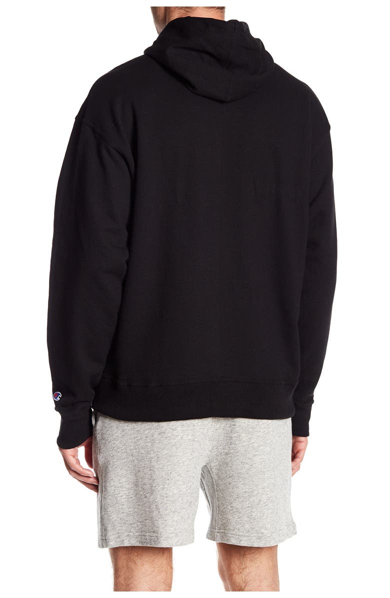 Champion Powerblend Logo Pullover Hoodie, Alternate, color,