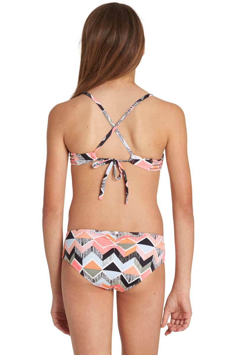 Billabong Zigginz Crossback Two-Piece Swimsuit, Alternate, color, 