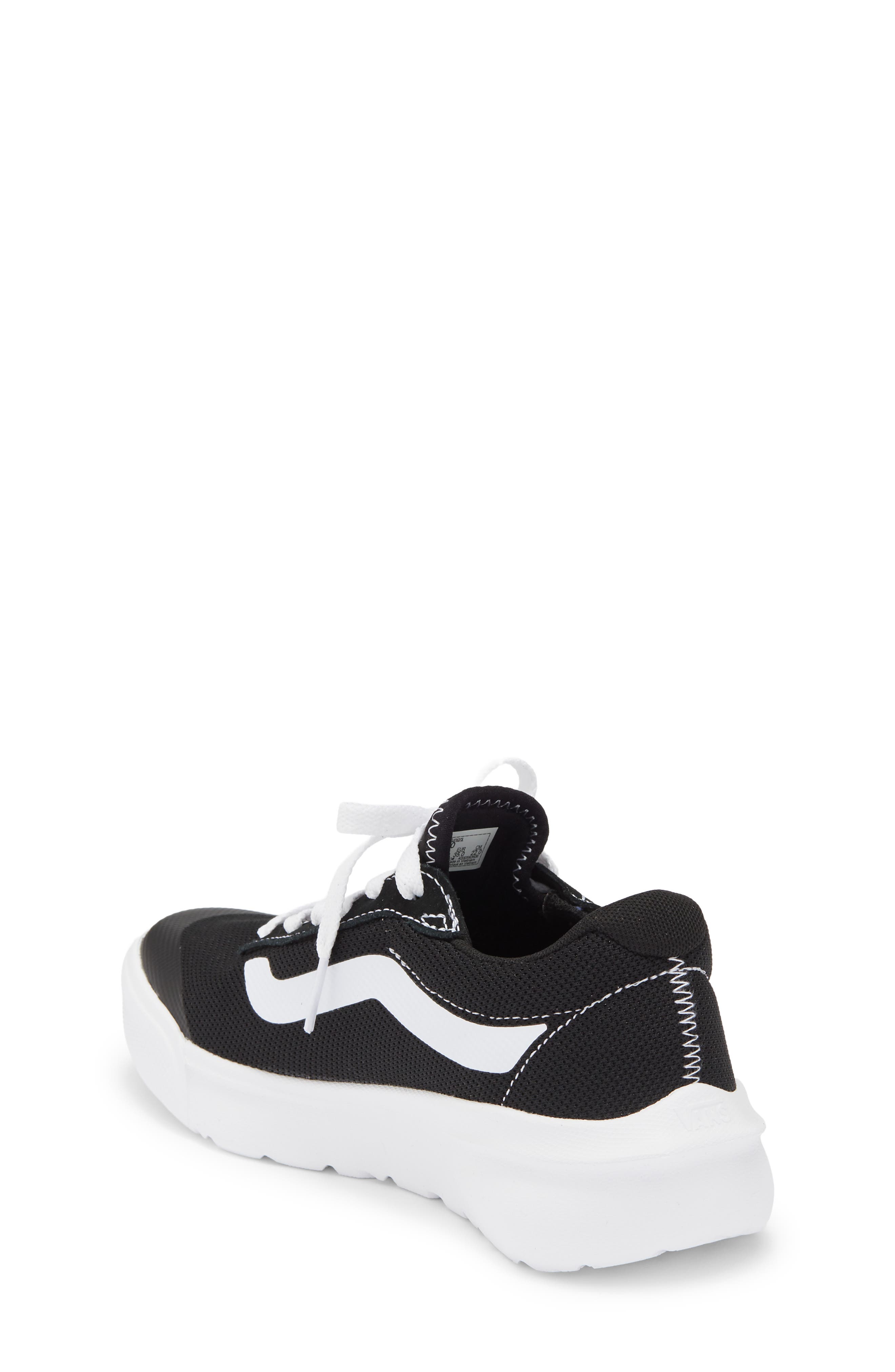 Kids' Range Brz Sneaker, Alternate, color, BLACK WHITE