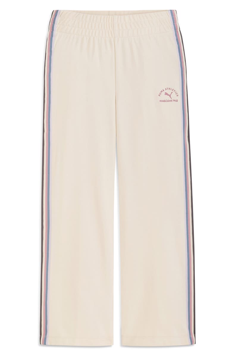 PUMA Kids' Stripe Wide Leg Pull-On Pants, Main, color,