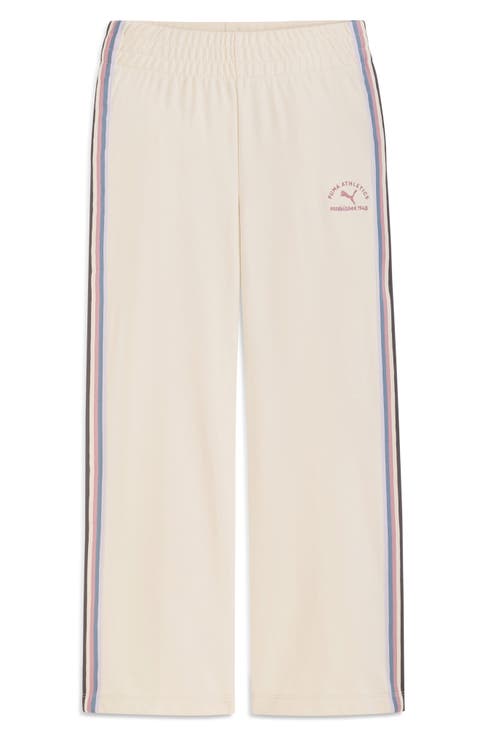 Kids' Stripe Wide Leg Pull-On Pants (Big Kid)