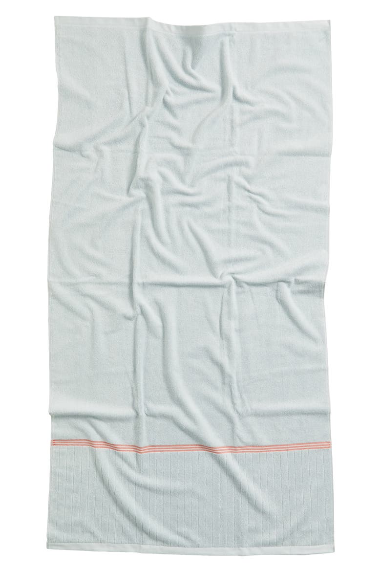 Abel Organic Cotton Bath Sheet, Alternate, color, BLUE