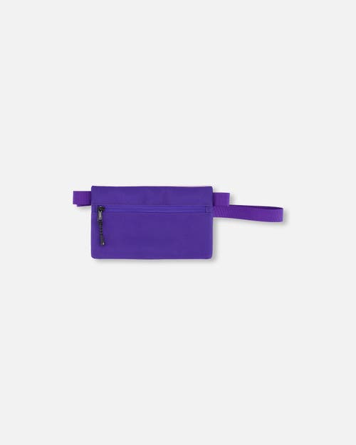 Deux Par Deux Double Pencil Case In Purple