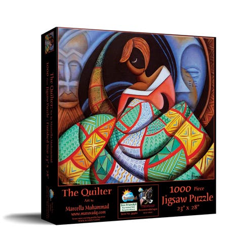The Quilter 1000 piece Jigsaw Puzzle for Adults