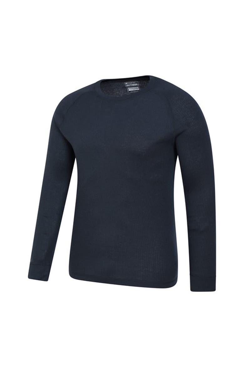 Talus Round Neck Long-Sleeved Thermal Top, Alternate, color, Navy