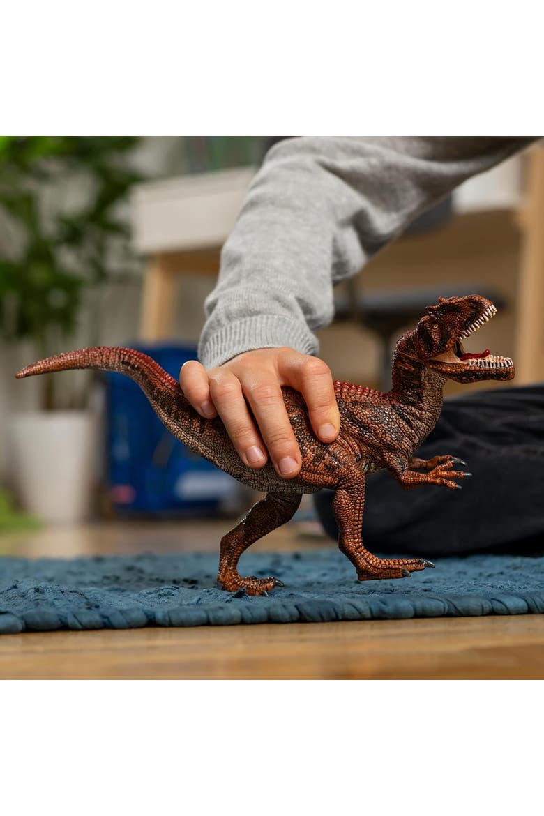 Allosaurus Dinosaur Action Figure, Alternate, color, Multicolored
