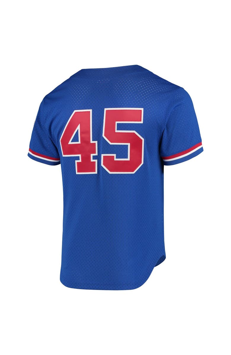 Mitchell & Ness Men's Mitchell & Ness Pedro Martinez Blue Montreal Expos Cooperstown Collection Mesh Batting Practice Button-Up Jersey, Alternate, color, Blue