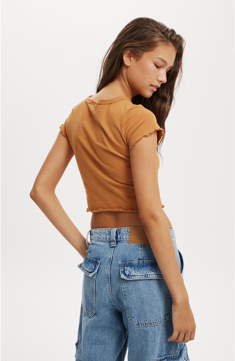 Cotton On Women's Micro Lettuce Graphic License Tee, Alternate, color, Elton John  Sedona Sand