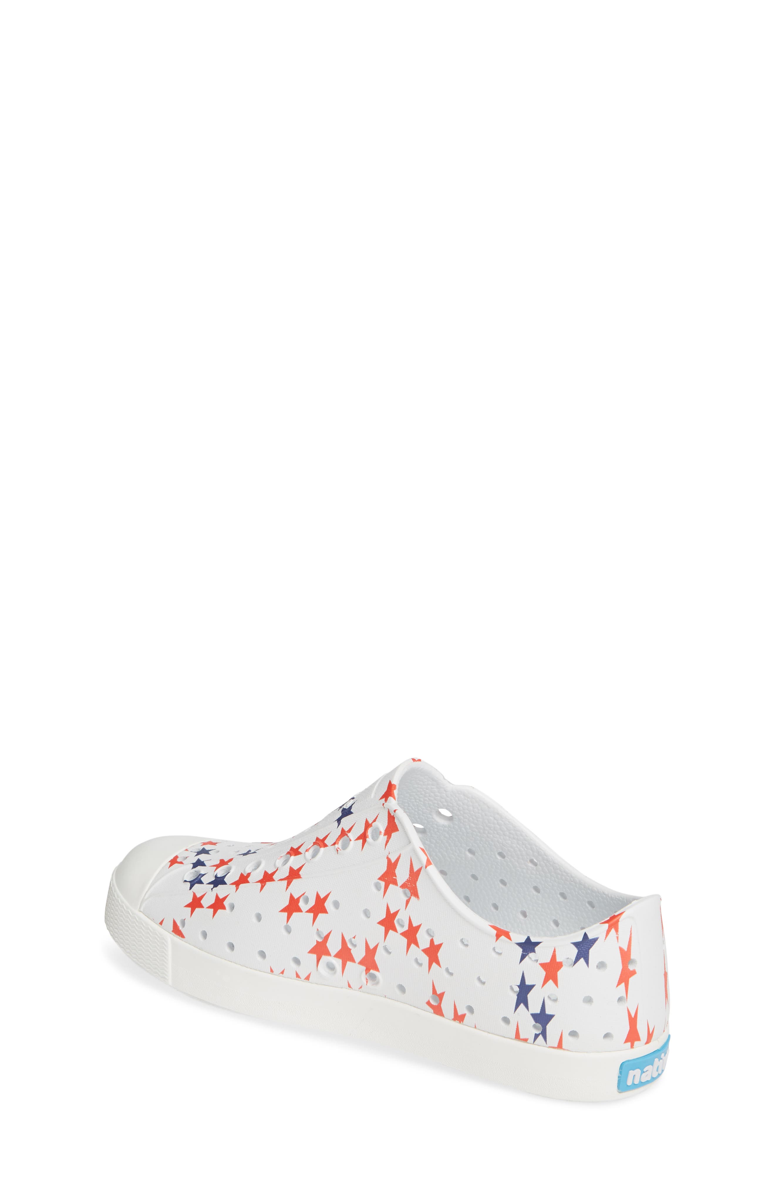 Jefferson Water Friendly Perforated Slip-On, Alternate, color, SHELL WHITE/ SHELL WHITE