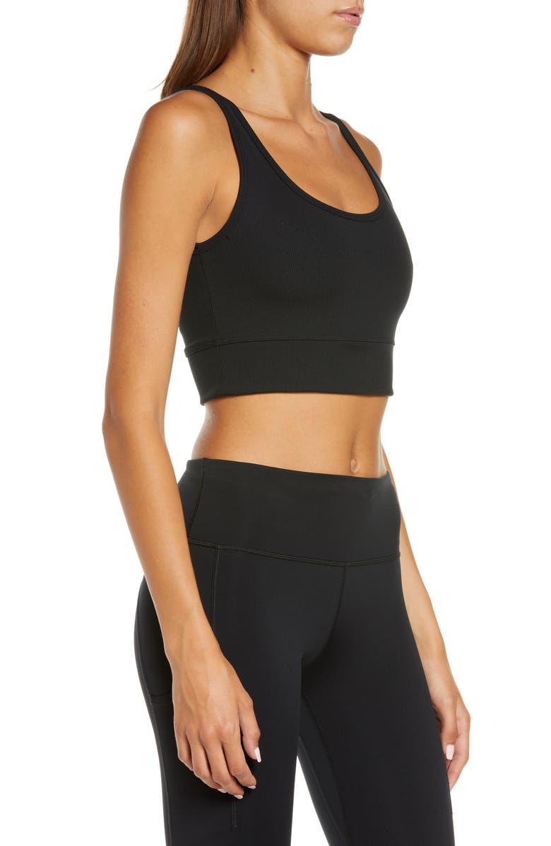 Nike One Luxe Rib Crop Tank, Alternate, color, 