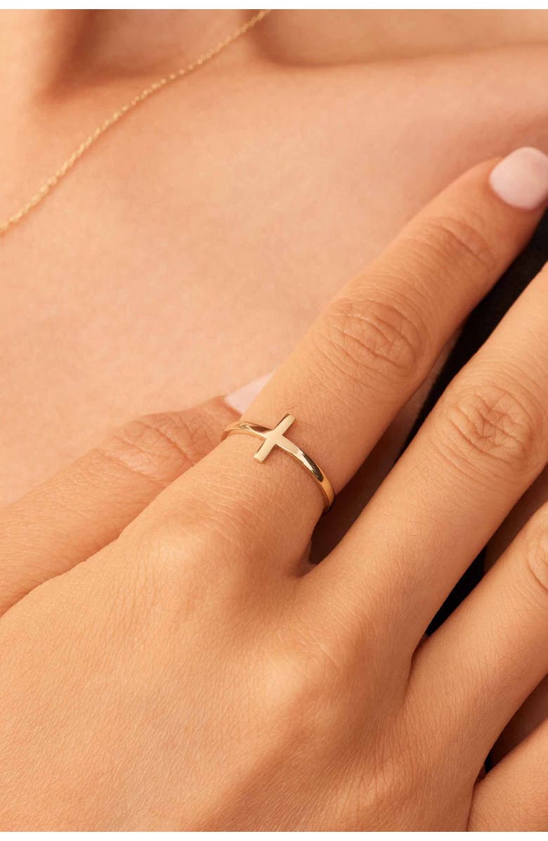 Oradina 10K White Gold Vatican Ring, Alternate, color, White Gold