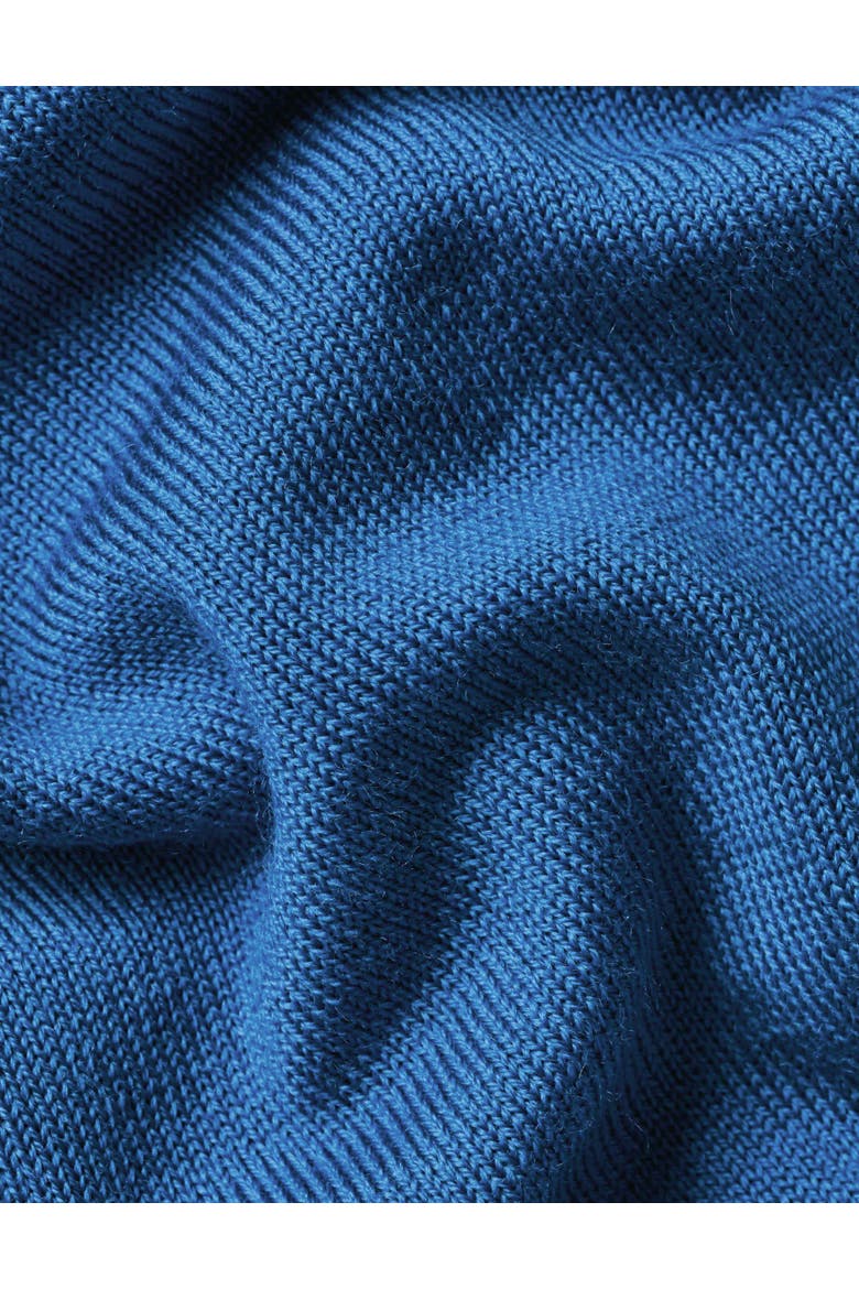 Merino V-Neck Sweater, Alternate, color, Ocean Blue