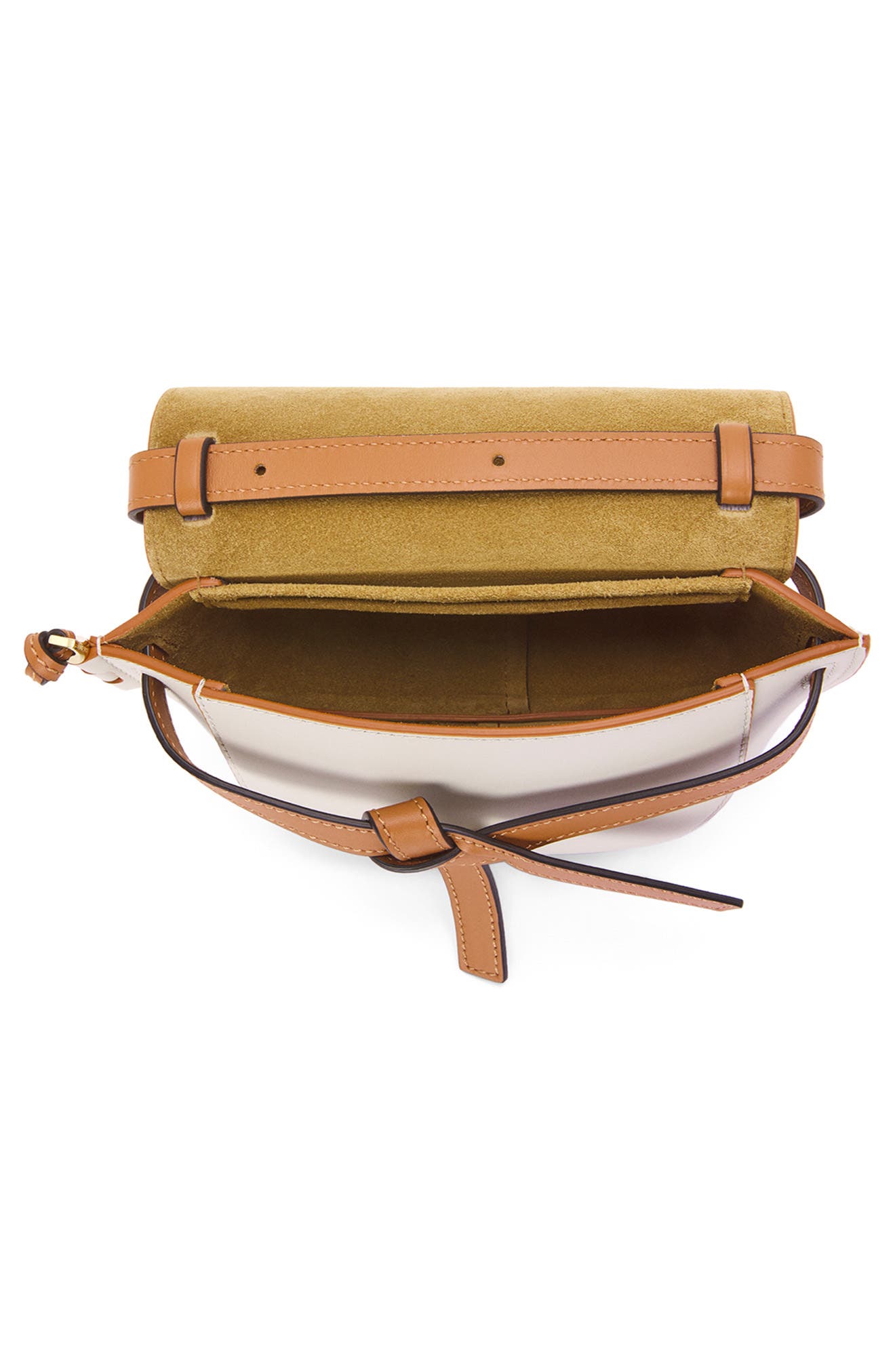 Loewe Mini Gate Leather Convertible Crossbody Bag, Alternate, color, 