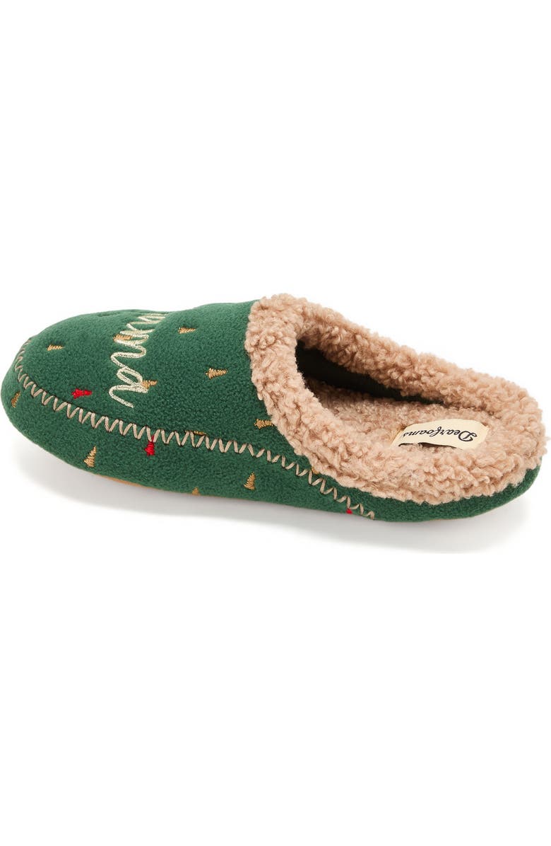 DEARFOAMS Mama Bear Clog Slipper, Alternate, color, Spruce