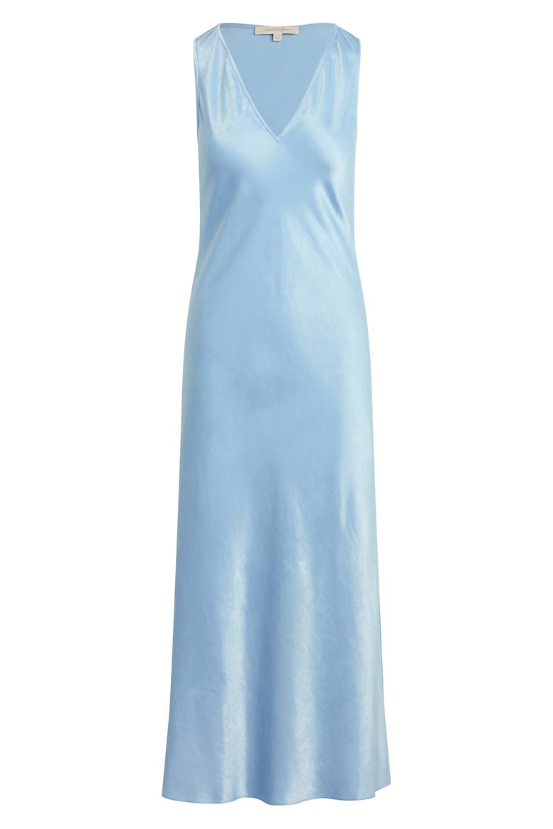 The Favorite Satin Column Dress, Alternate, color, SEA BLUE