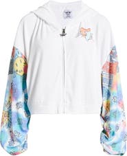 BOYS LIE Tie-Danna Full Zip Hacci Fleece Hoodie