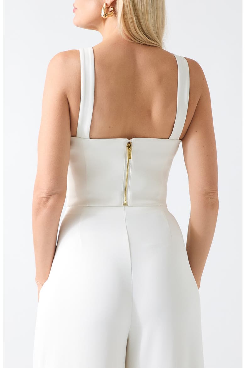 Paulina Scuba Top, Alternate, color, OPEN WHITE