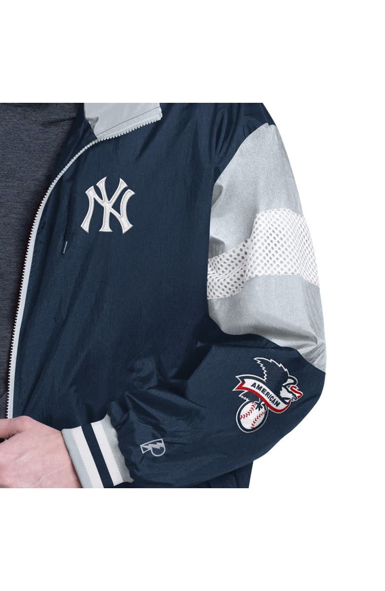Pro Player Men's Pro Player Navy/Gray New York Yankees Legacy Lightweight Full-Zip Hooded Jacket, Alternate, color, Navy
