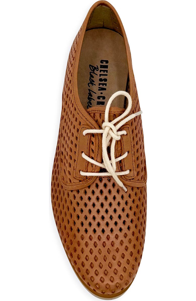 CHELSEA CREW Woody Perforated Derby, Alternate, color, Tan