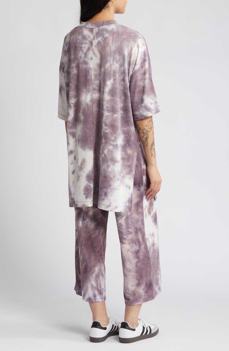 Dressed in Lala Lex Ribbed Top & Pants, Alternate, color, Plum Vintage