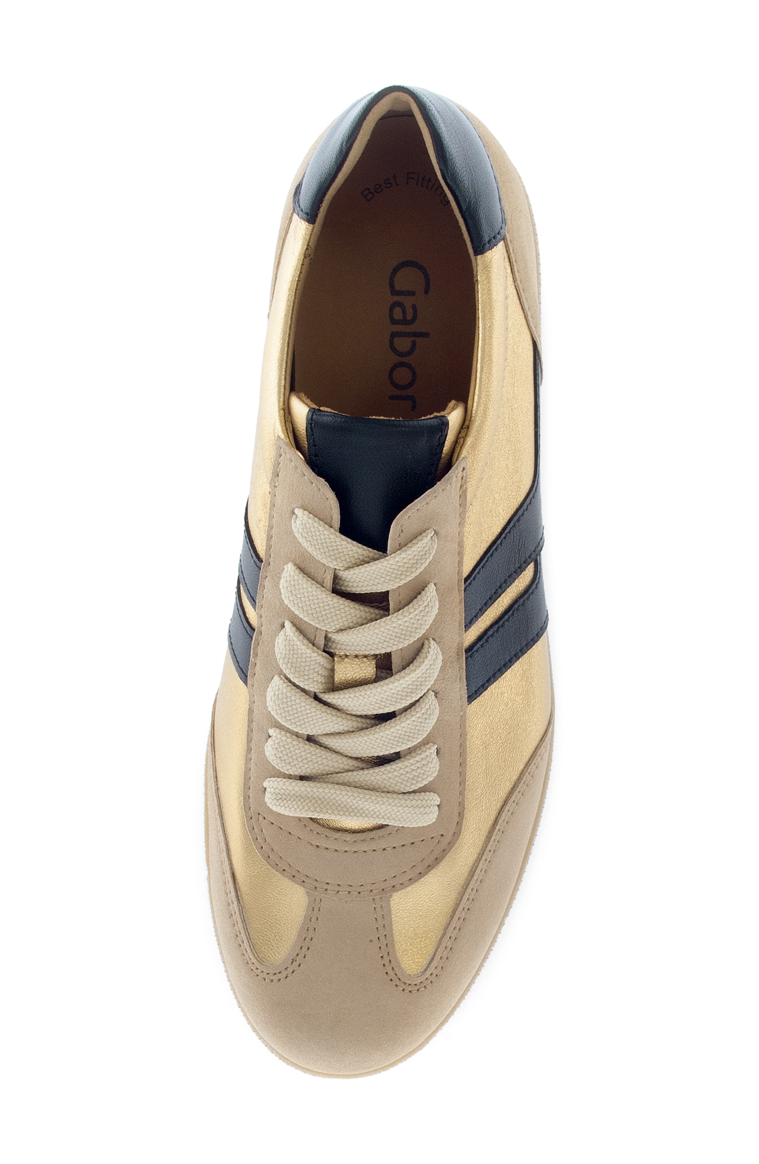 Gabor 63.300 Sneaker, Alternate, color, Gold