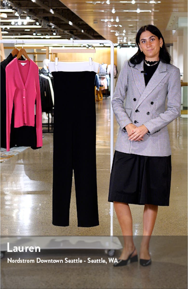 Colorblock Strapless Jumpsuit, sales video thumbnail