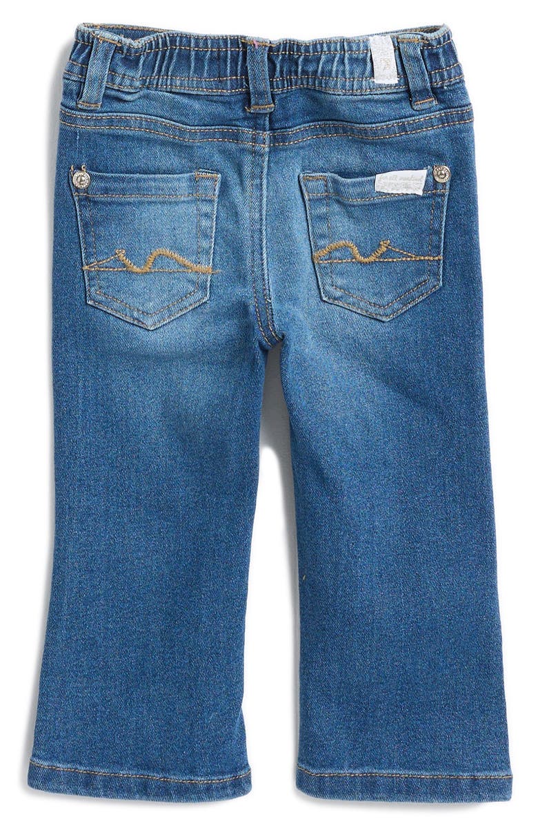 7 For All Mankind Flower Print Top & Jeans Set, Alternate, color, 