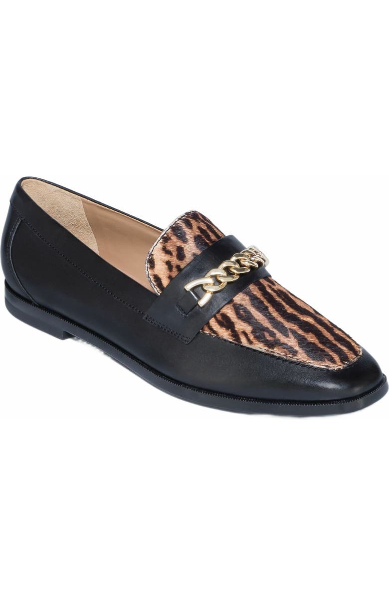 Bernardo Footwear Zephyr Haircalf Chain Loafer, Alternate, color,