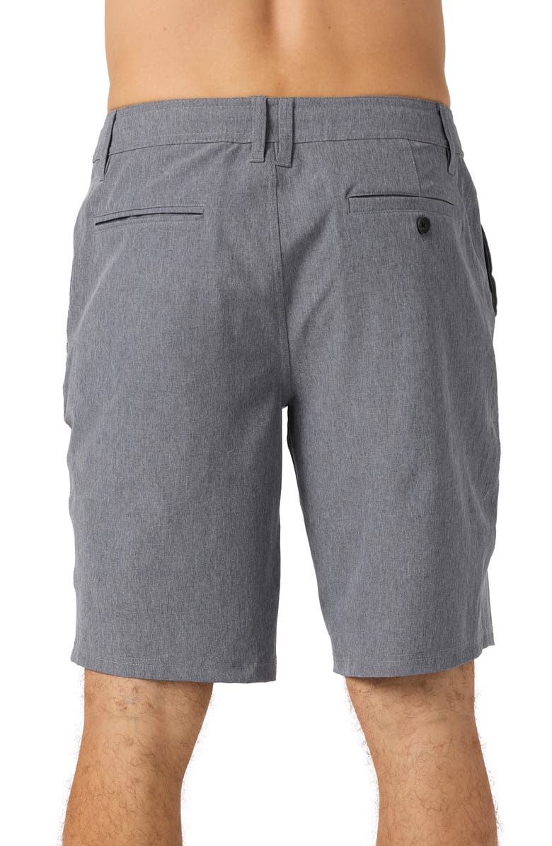 O'Neill Reserve Water Repellent Shorts, Alternate, color, Heather Grey
