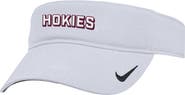 Nike Men's Nike White Virginia Tech Hokies 2025 On-Field Ace Performance Adjustable Visor