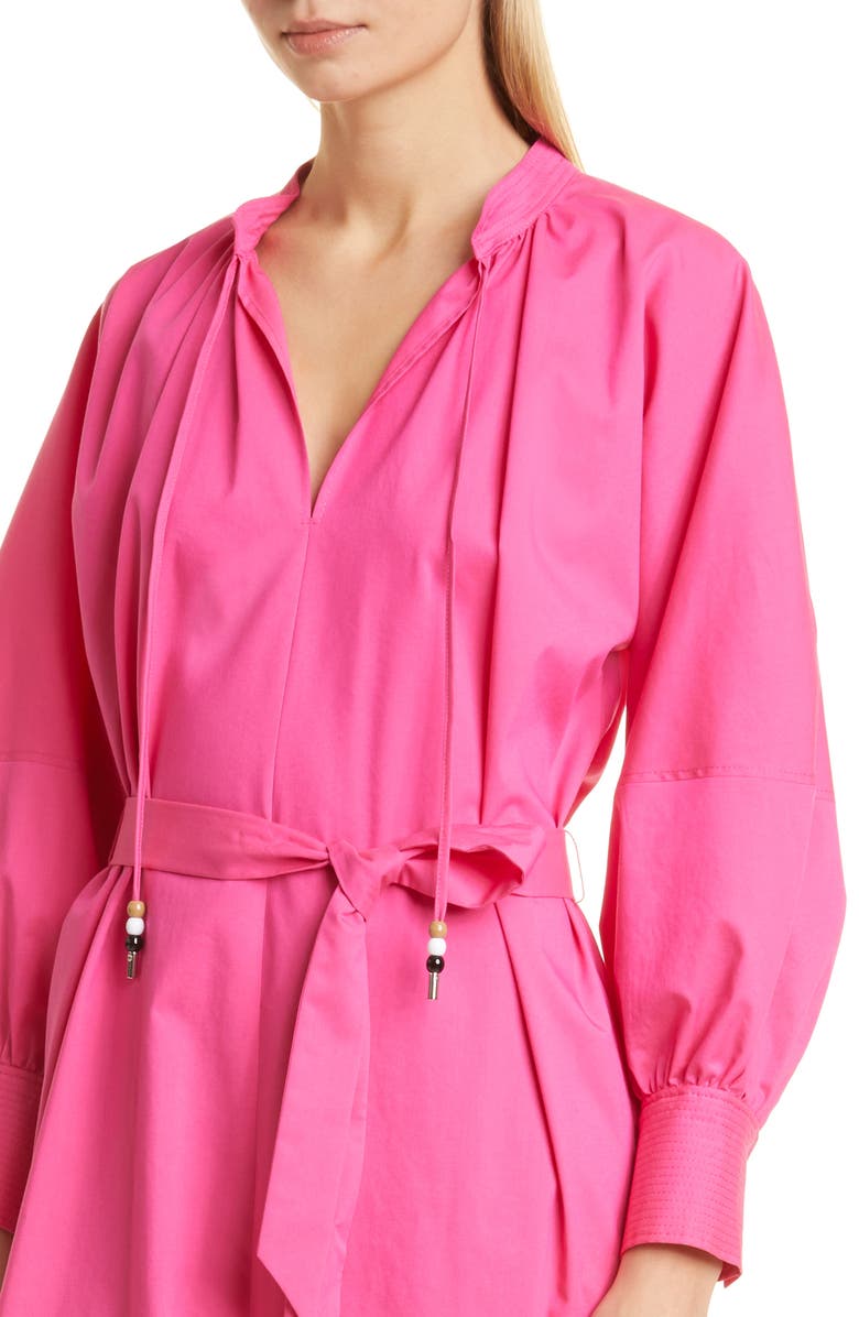 BOSS Dapera Long Sleeve Cotton Blend Dress, Alternate, color, 