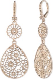 Marchesa Filigree Drop Earrings