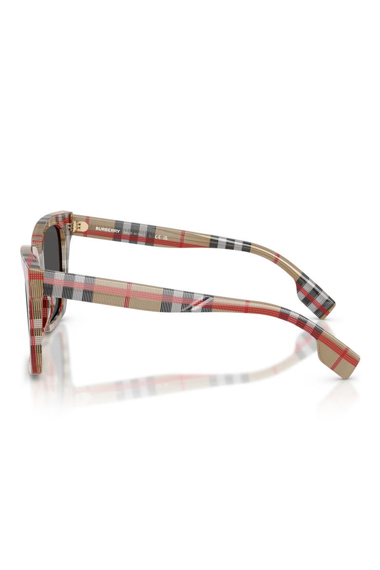 53mm Square Sunglasses, Alternate, color, VINTAGE CHECK/ DARK GREY