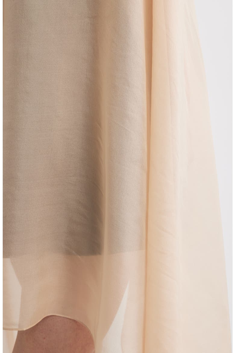 Silk Chiffon Wrap, Alternate, color, CHAMPAGNE
