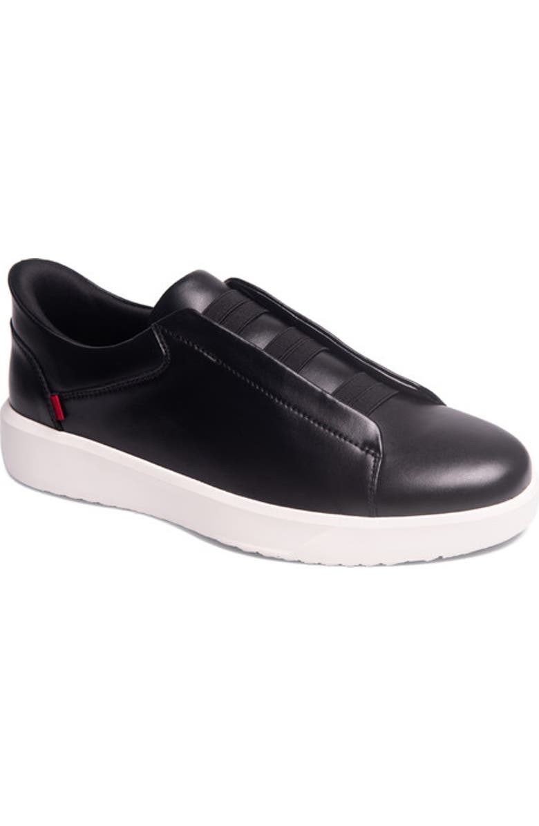 Marc Joseph New York Allen Street Hands Free Technology Lightweight Leather Sneaker, Main, color, Black Napa Leather