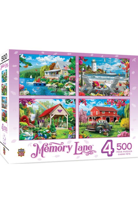 Memory Lane 500pc Puzzles 4 Pack