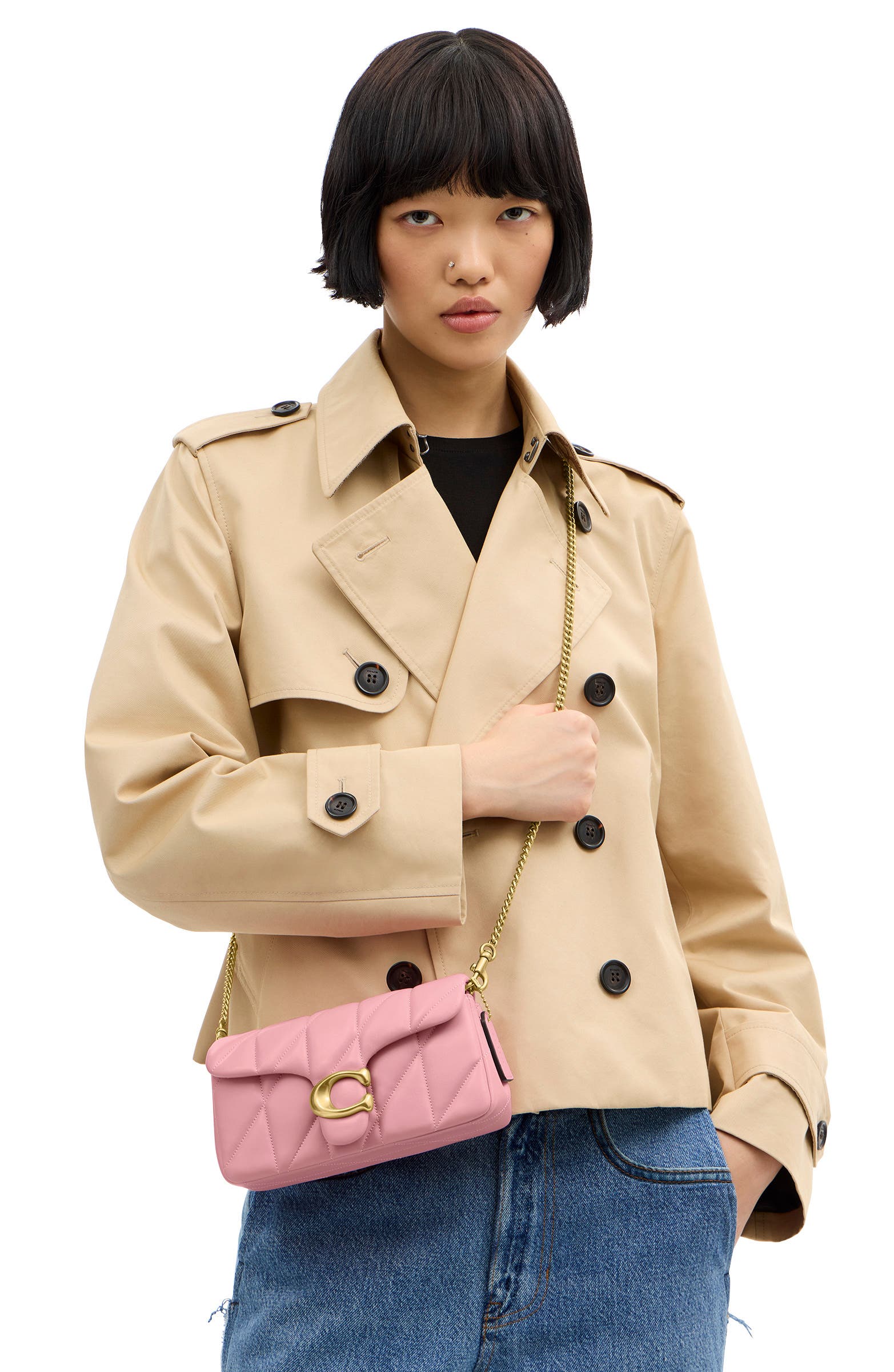 Женские сумки COACH Tabby 19 Quilted Leather Shoulder — фото 2