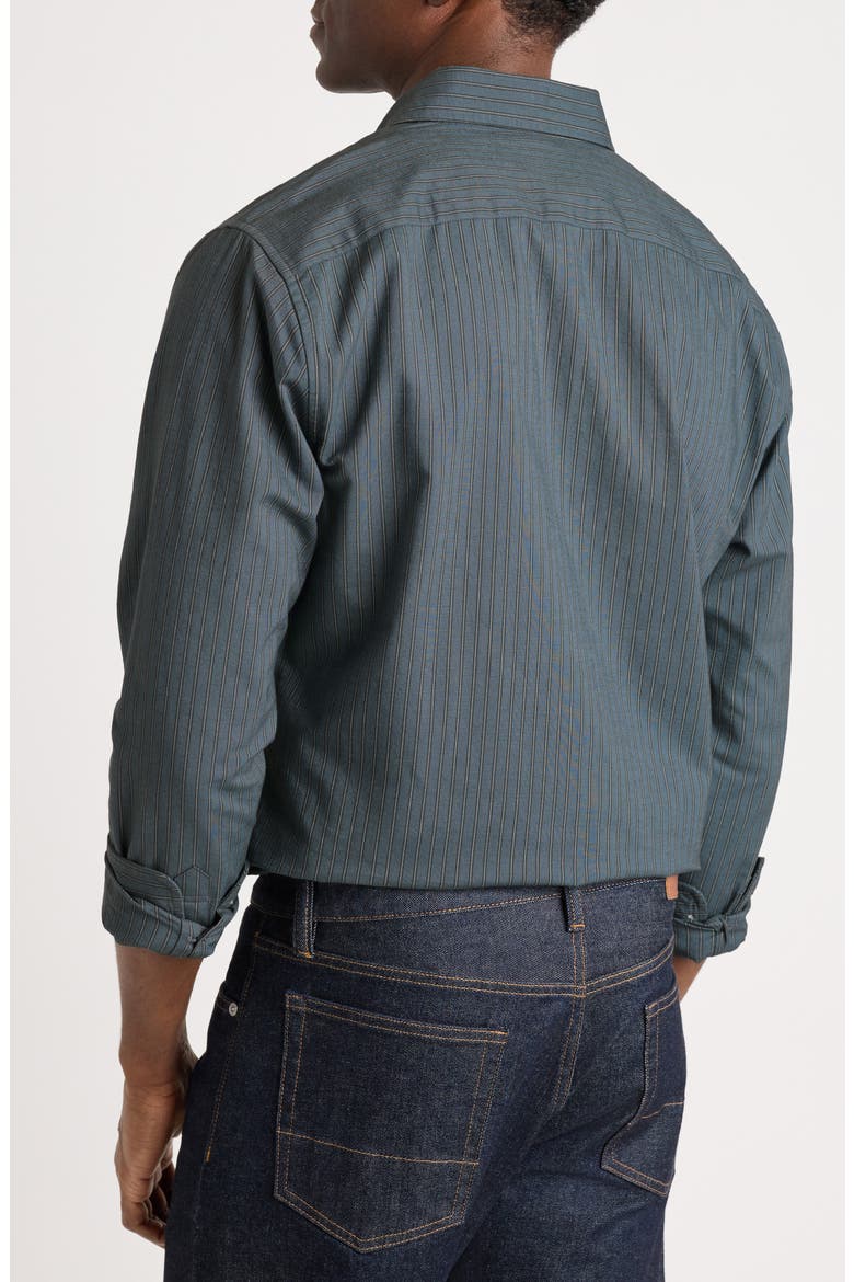Everyday Slim Fit Oxford Shirt, Alternate, color, URBAN BLUE STRIPE