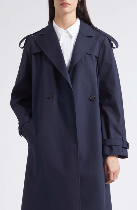 Annie Bonded Cotton Trench Coat