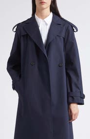 PARTOW Annie Bonded Cotton Trench Coat