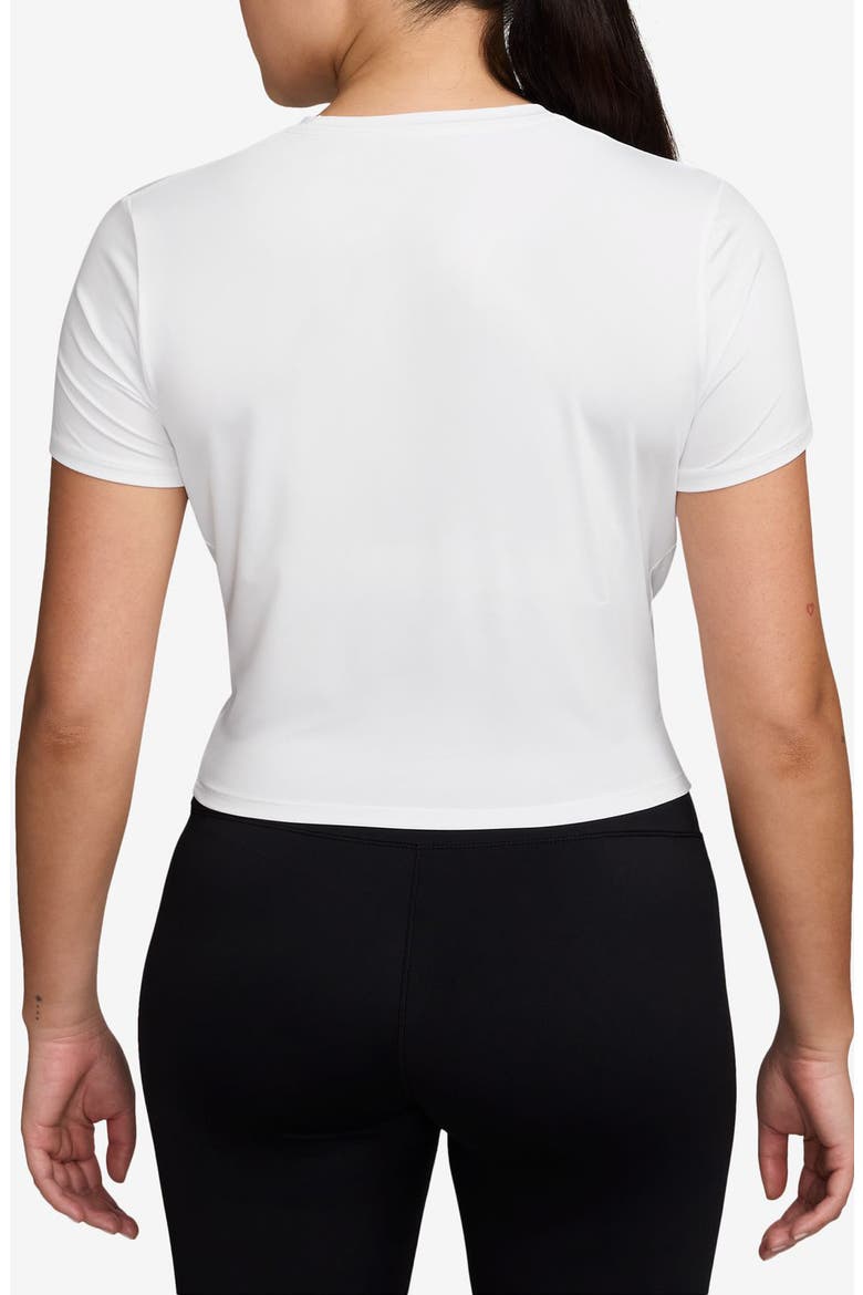 One Classic Dri-FIT Twist Front Top, Alternate, color, 102 WHITE/BLACK