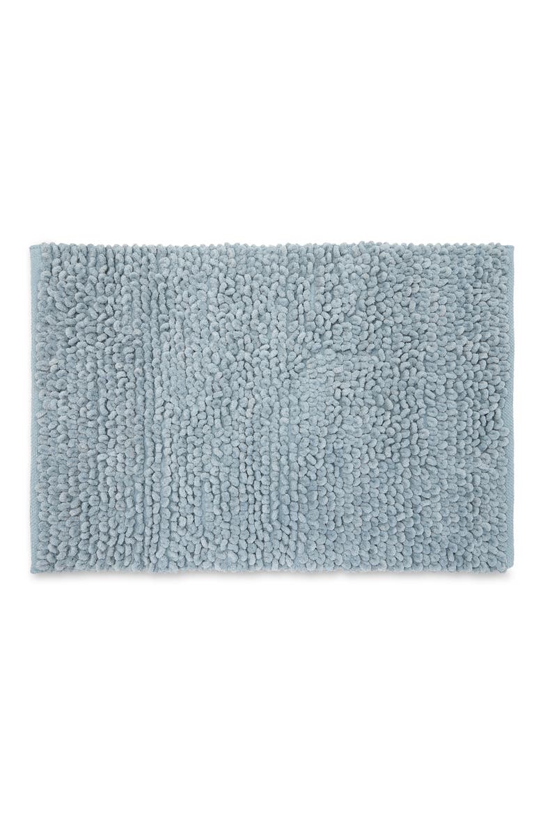 Chenille Bath Rug, Main, color, BLUE CITADEL