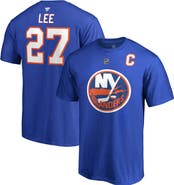 FANATICS Men's Fanatics Branded Anders Lee Royal New York Islanders Name & Number T-Shirt