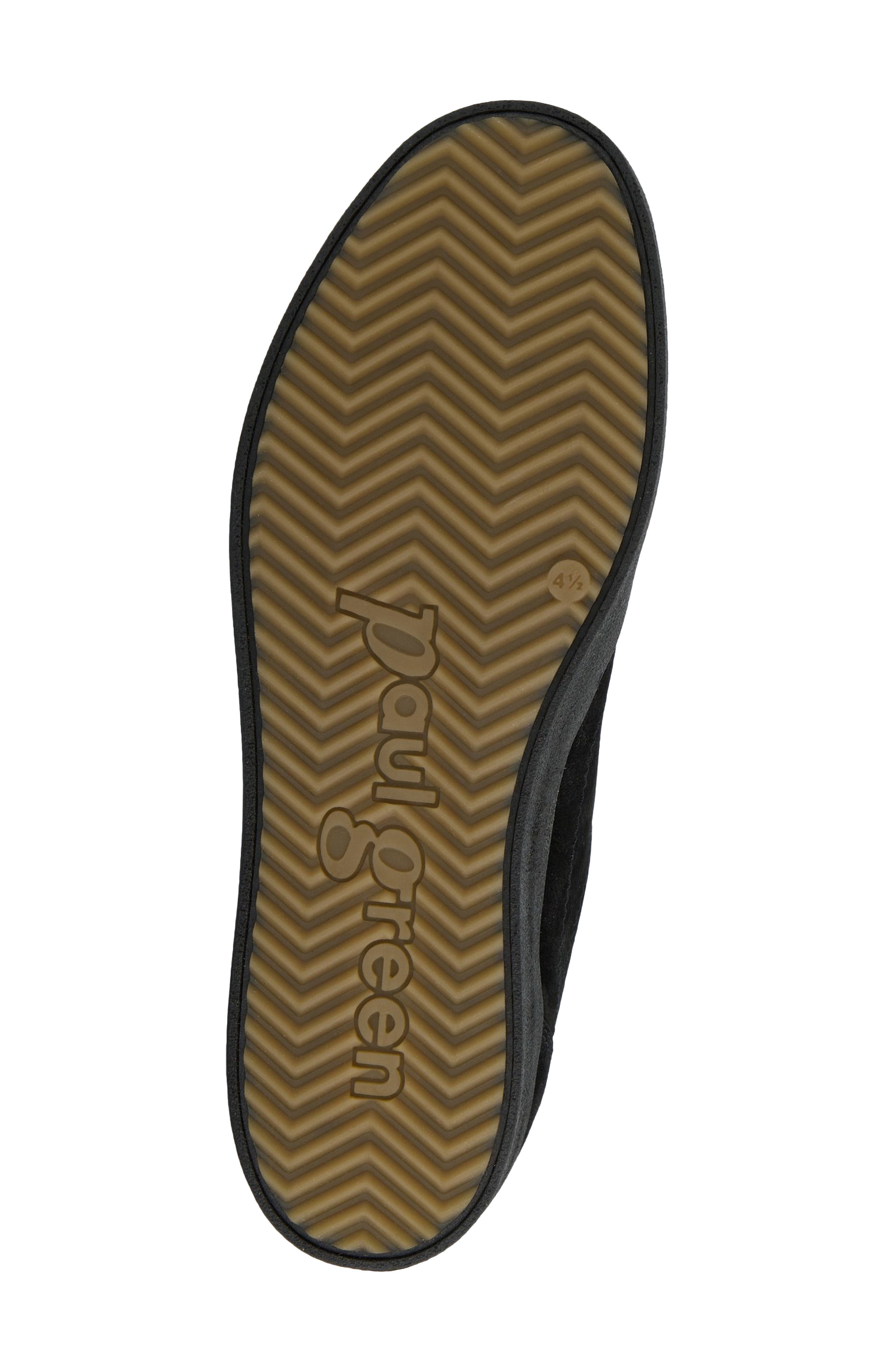 Paul Green Cybl Leather Zip Sneaker, Alternate, color, Black Combo