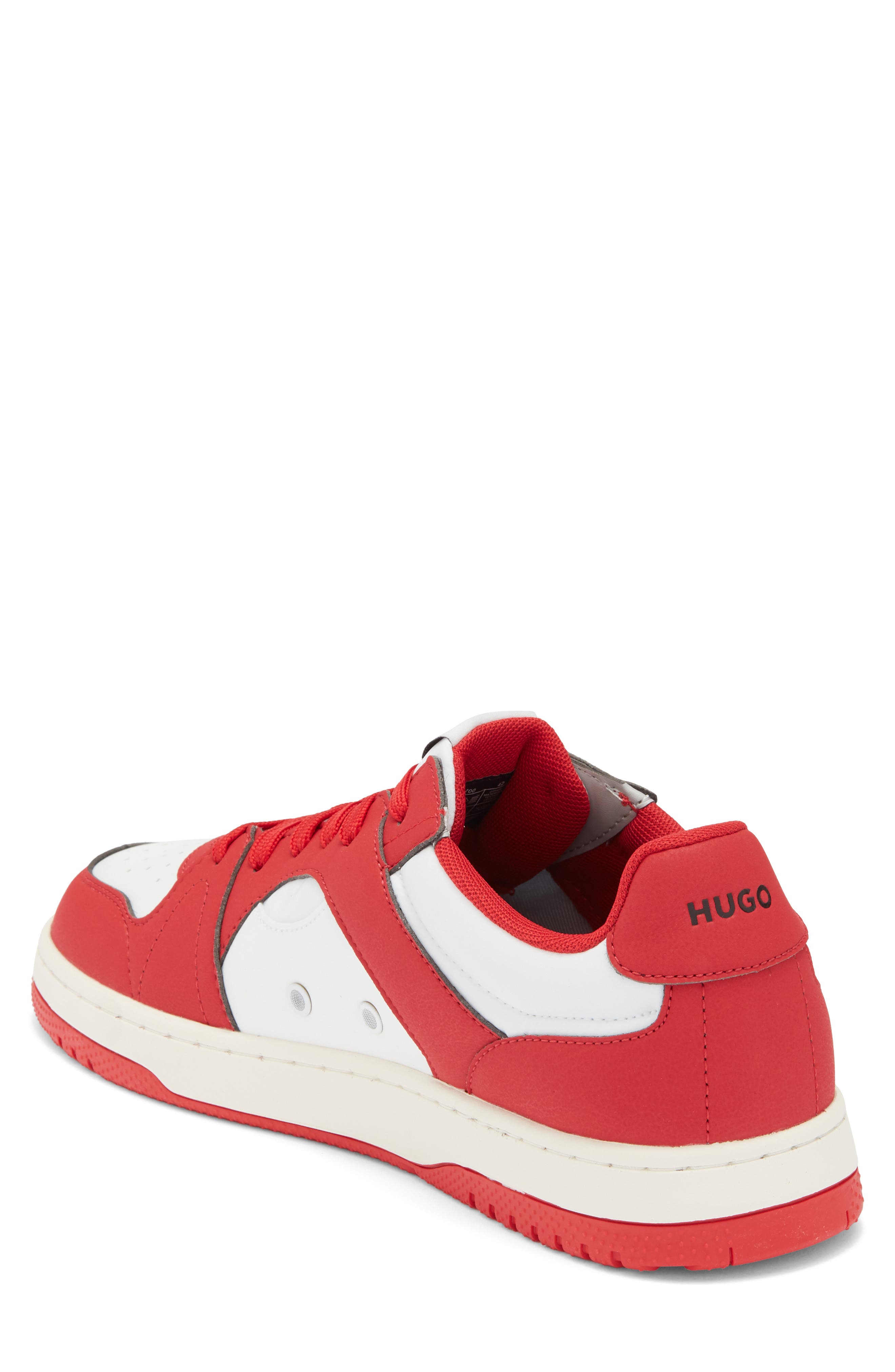 BOSS Hadrain Tenn Sneaker, Alternate, color, Open Red